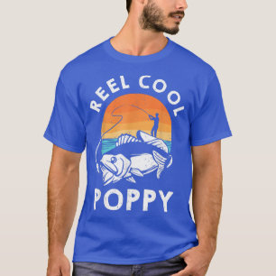 Cooles Mohn Angeln Angeln Grandpa Fan T-Shirt