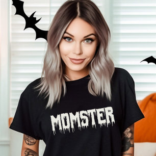 Cooles Momster-Skript-Spaß-Mama Halloween T-Shirt