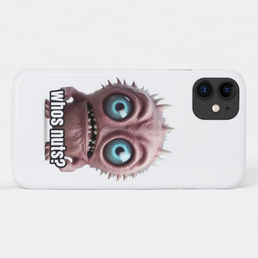 Cooles Monster mit lustigem Zitat-Design Case-Mate iPhone Hülle (Rückseite (Horizontal))