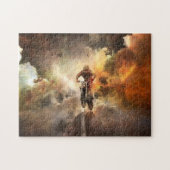 Cooles Motocross Bike Highway Puzzle (Horizontal)
