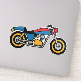 Cooles Motorrad Aufkleber