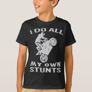 Cooles Motorrad ich mache mein eigenes Stuntrad T-Shirt