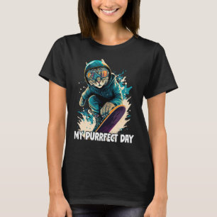 Cooles Mountainbike-Snowboard für Männer Frauen Ki T-Shirt