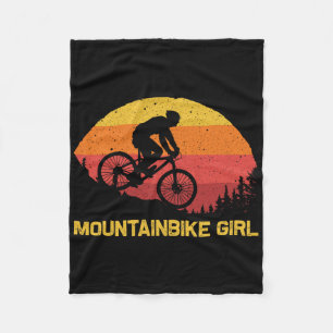 Cooles Mountainbiken für Mädchen Kinder Biker Mtb  Fleecedecke