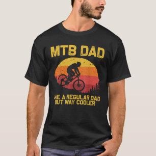 Cooles Mountainbiken für Vater Pater Biker MTB Bic T-Shirt