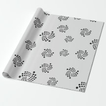 Cooles Münzen-Zeichen-Muster Iotas Cryptocurrency