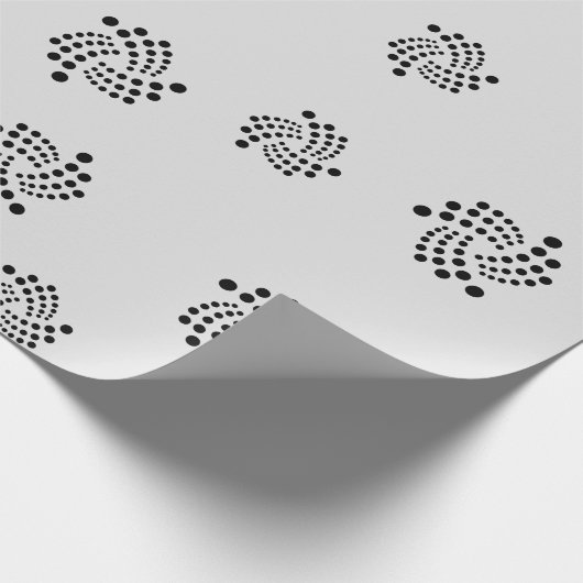 Cooles Münzen-Zeichen-Muster Iotas Cryptocurrency Geschenkpapier (Ecke)