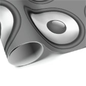 Cooles Musik-Lautsprecher-Design Geschenkpapier (Rolleneckpunkt)