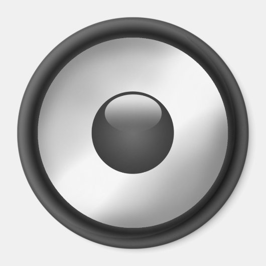 Cooles Musik-Lautsprecher-Design Magnet (Vorne)