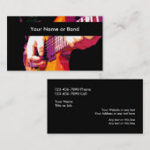 Cooles Musik-Thema Visitenkarte (Vorne/Hinten)