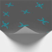 Cooles Muster für die Kryptowährung Geschenkpapier (Ecke)