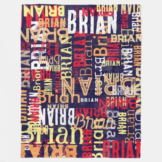 Cooles Muster für Kinderjungen oder Männer Fleecedecke (Vorderseite)