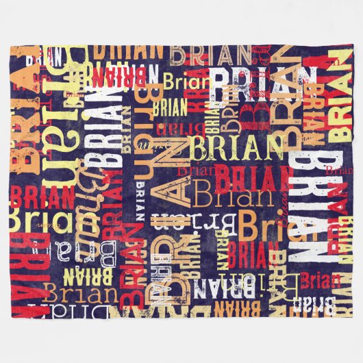 Cooles Muster für Kinderjungen oder Männer Fleecedecke (Vorderseite (Horizontal))