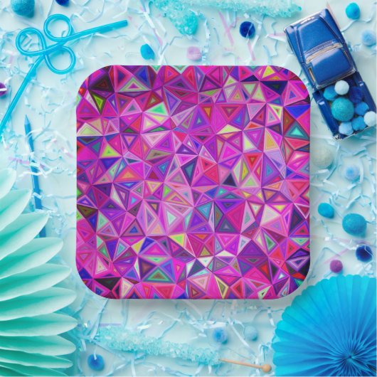 Cooles Muster Pappteller (Party)