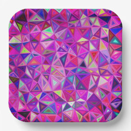 Cooles Muster Pappteller