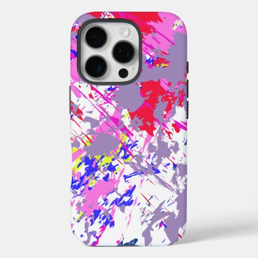 Cooles Musterdesign auf weißem Hintergrund Case-Mate iPhone Hülle (Rückseite)