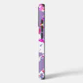 Cooles Musterdesign auf weißem Hintergrund Case-Mate iPhone Hülle (Rückseite / Links)