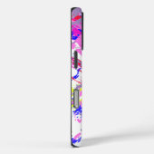 Cooles Musterdesign auf weißem Hintergrund Case-Mate iPhone Hülle (Rückseite / Rechts)