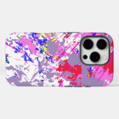 Cooles Musterdesign auf weißem Hintergrund Case-Mate iPhone Hülle (Rückseite (Horizontal))