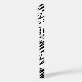 Cooles Musterdesign in Schwarzweiß Case-Mate iPhone Hülle (Rückseite / Links)