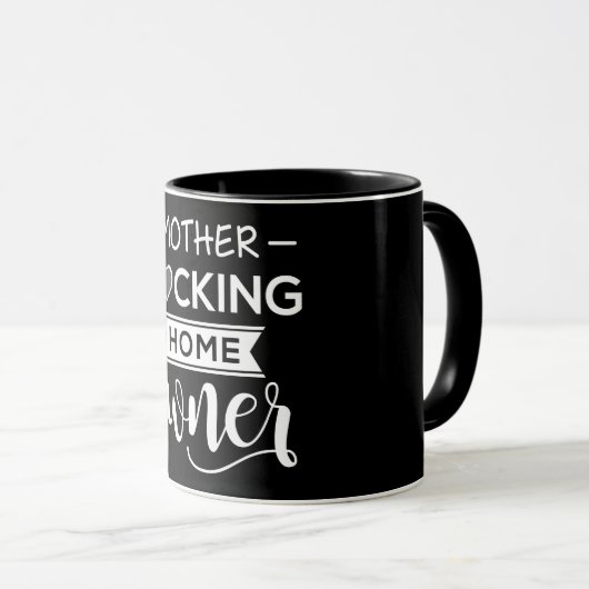 Cooles Mutter F-cking Tasse (VorderseiteRechts)