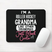Cooles Muttertagsdesign Roller Hockey Oma Mousepad (Mit Mouse)