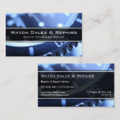 Cooles Nahes Foto einer Uhr - Visitenkarte (Vorne/Hinten)