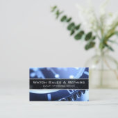 Cooles Nahes Foto einer Uhr - Visitenkarte (Stehend Vorderseite)