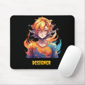 Cooles Naruto-Animationsmauspad Mousepad (Mit Mouse)