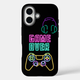 Cooles Neon-Videospiel. iPhone 16 Hülle