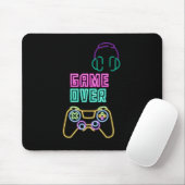 Cooles Neon-Videospiel. Mousepad (Mit Mouse)