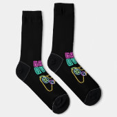 Cooles Neon-Videospiel. Socken (Rechts)