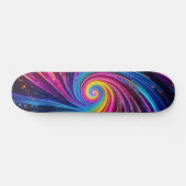 cooles Neondesign Skateboard (Horizontal)