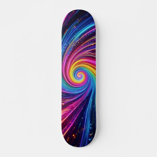 cooles Neondesign Skateboard (Vorne)