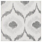 Cooles neutrales graues und weißes Tribal Stoff (Nahaufnahme)