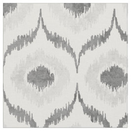 Cooles neutrales graues und weißes Tribal Stoff