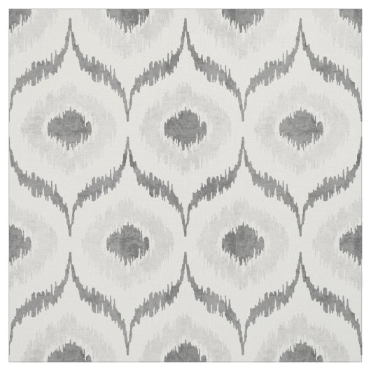 Cooles neutrales graues und weißes Tribal Stoff (Muster)