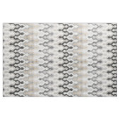 Cooles neutrales Zickzack Ikat-Stammmuster Stoff (Fat Quarter (45,7 x 55,9 cm))