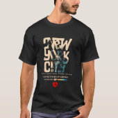 Cooles New York City mit Freiheitsstatue Illustra T-Shirt (Vorderseite)