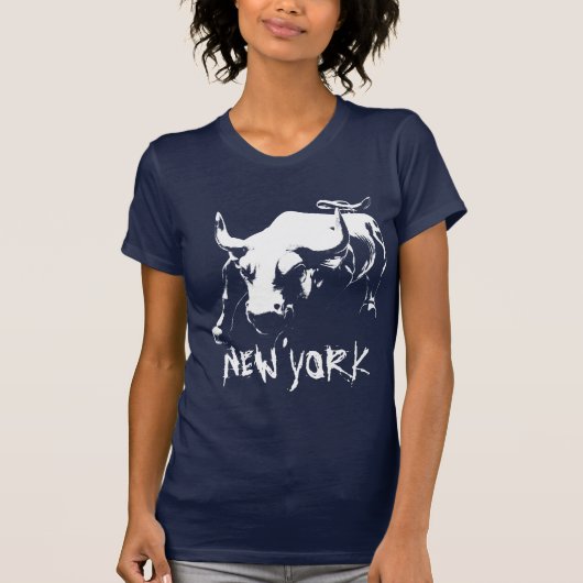 Cooles New Yorker Tank Top Women's NY Bull Shirt (Vorderseite)