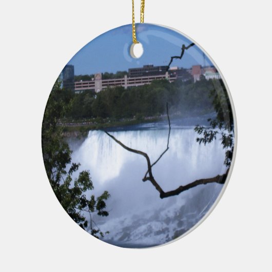 Cooles Niagara Falls Keramik Ornament (Links)