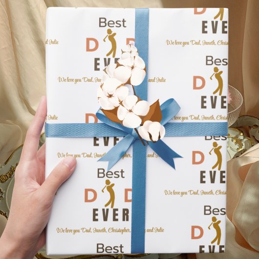 Cooles Niedliches Elegantes Modernes Best Vater Je Geschenkpapier