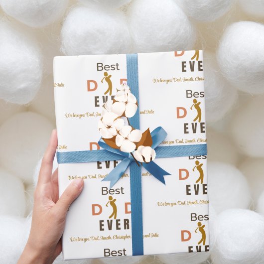 Cooles Niedliches Elegantes Modernes Best Vater Je Geschenkpapier