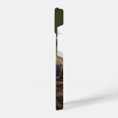 Cooles Niedliches Raccoon in Glasses Tierwelt Spaß iPhone Hülle (Linke Seite)