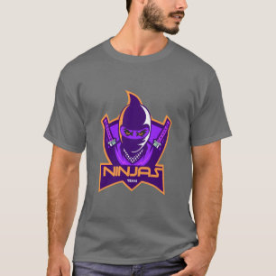 Cooles „Ninja“-Druck T-Shirt für Heimlichkeit und