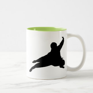Cooles Ninja Zweifarbige Tasse