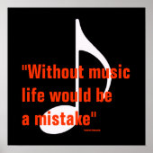 cooles Notendesign Poster (Vorne)