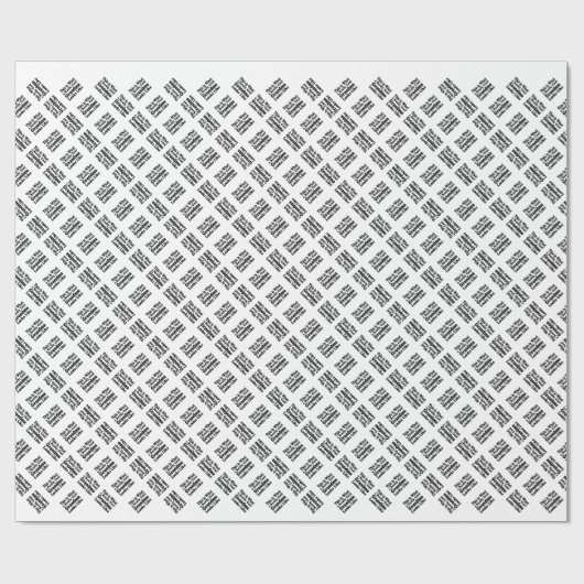 Cooles Oma Geschenkpapier (Flach)