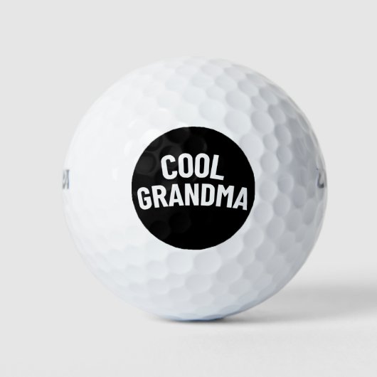 Cooles Oma Golfball (Vorderseite)