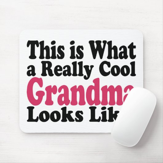 Cooles Oma Mousepad (Mit Mouse)